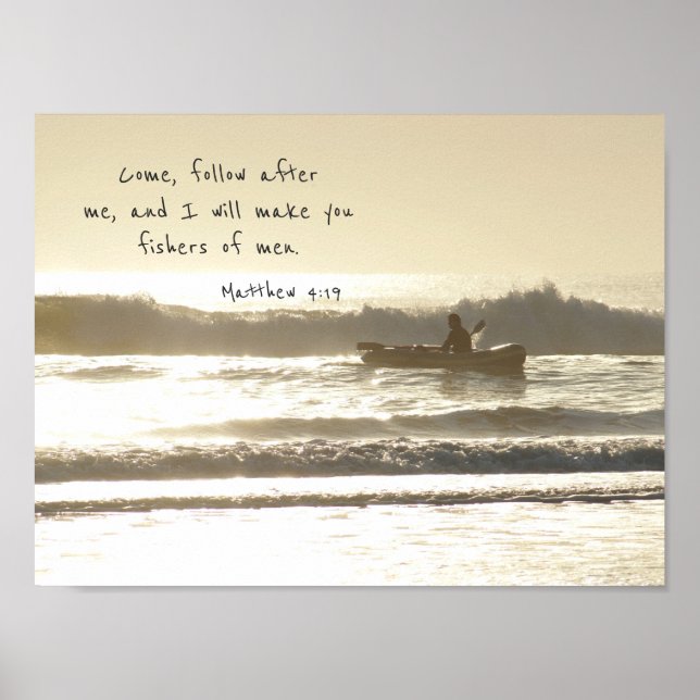 Poster Pêcheurs d'hommes Pêcheur & Bateau (Devant)