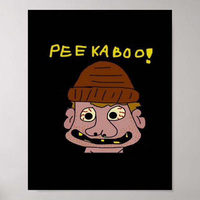 Poster Peekabo Weird Man (Devant)