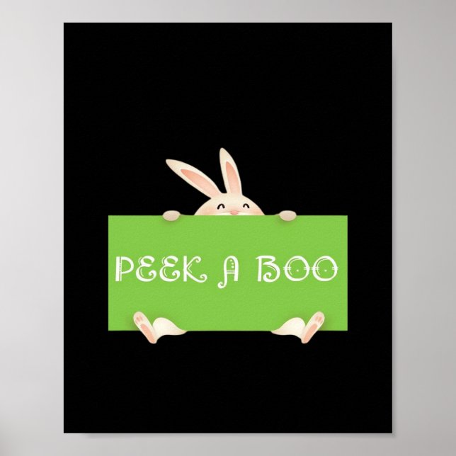 Poster Peekaboo Bunny (Devant)