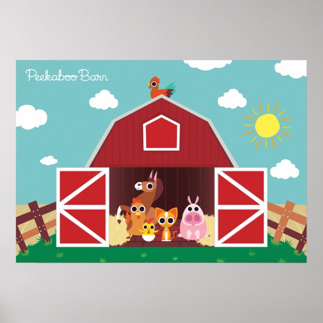 Poster Peekaboo Grange Jour Paysage Groupe 1 (Devant)