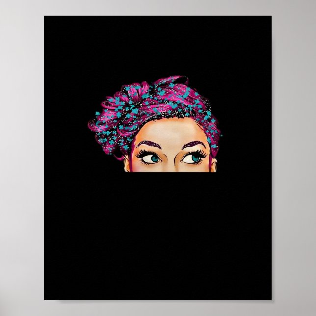 Poster Peekaboo Halloween Design (Devant)