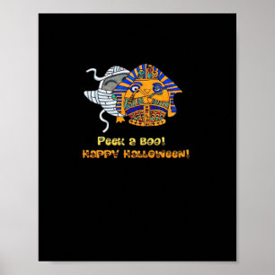 Poster Peekaboo Pengie Halloween classique