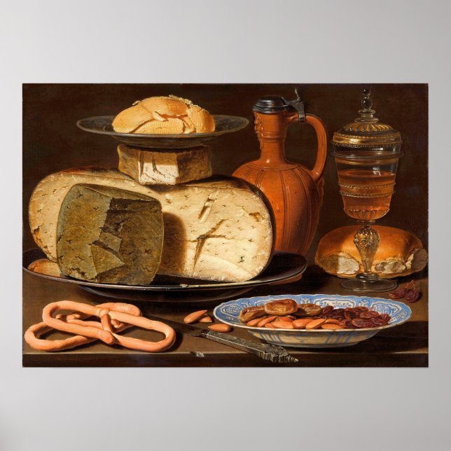 Poster Peeters - Fromages, Amandes Et Pretzels (Devant)