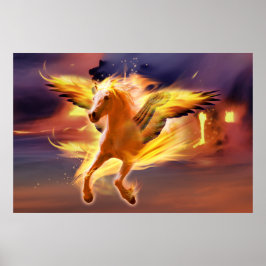 POSTER PEGASUS MENER AVEC LA LUMIÈRE