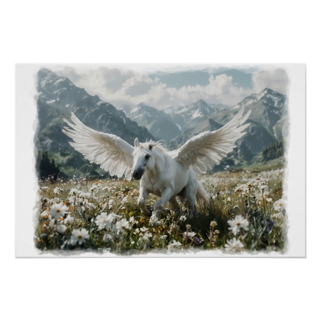 Poster Pegasus se prépare pour le décollage (Devant)