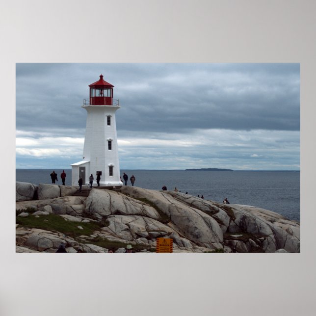 Poster Peggy's Cove Lighthouse (Nouvelle-Écosse) (Devant)