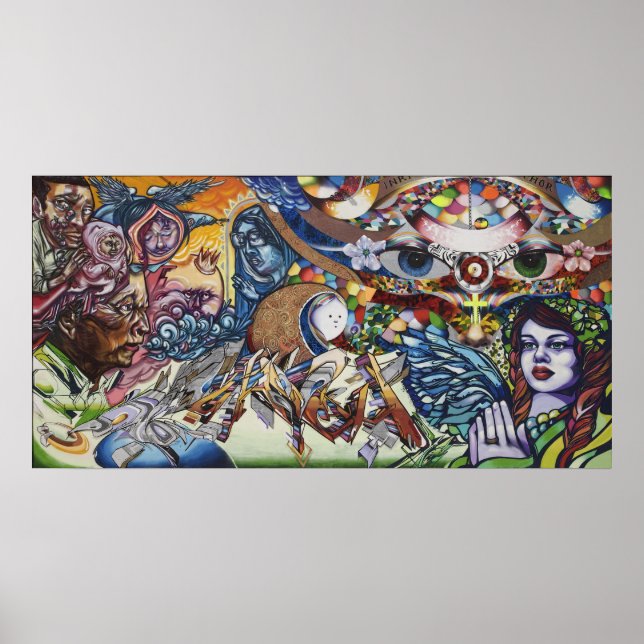 Poster Peindre votre foi sur toile (Devant)