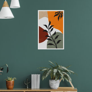 Poster peint, Décor maison, bohoart, ChambreDécorMur