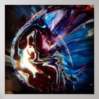 Poster Peinture à carreaux