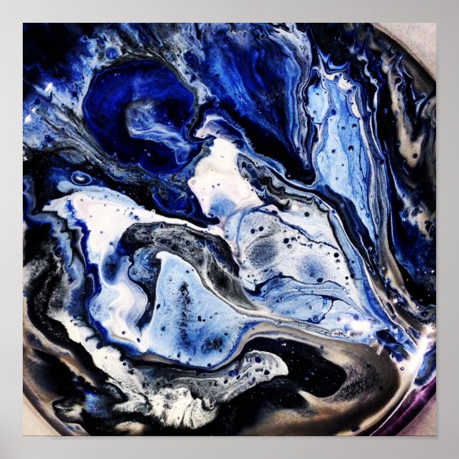 Poster Peinture à carreaux (Devant)