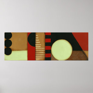 Poster Peinture à panneaux de style loft contemporain