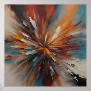 Poster peinture Abstraite