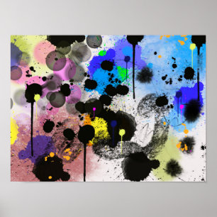 Poster Peinture abstraite