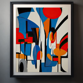 Poster Peinture Abstraite