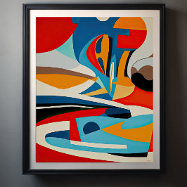 Poster Peinture Abstraite