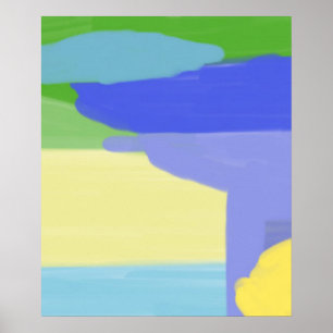 Poster peinture abstraite