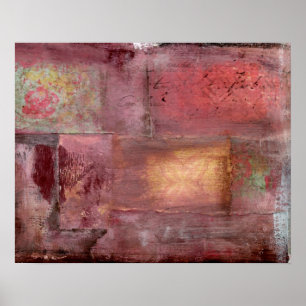 Poster peinture abstraite