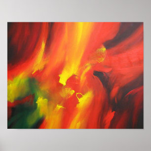 Poster Peinture Abstraite contemporaine de Serdar Hizli