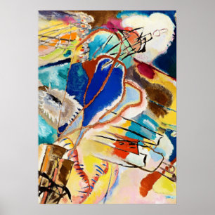 Poster Peinture Abstraite Moderne de Kandinsky