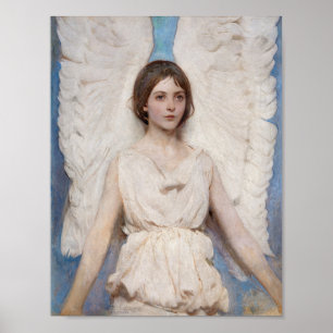 Poster peinture Ange (1887) par Abbott Handerson Thayer