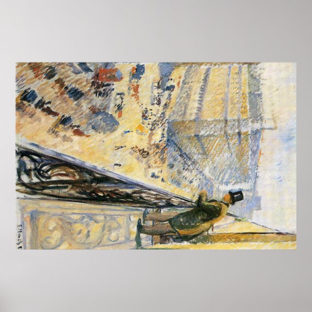 Poster Peinture artistique Edward Munch (Devant)