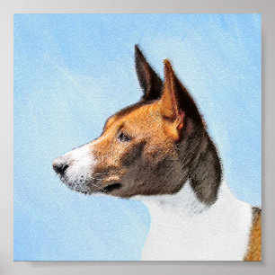Poster Peinture Basenji - Belle Art Original