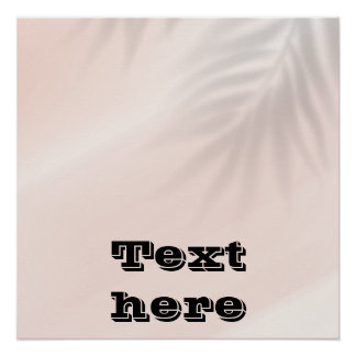Poster Peinture brillante Zazzle
