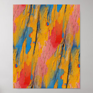 Poster Peinture colorée