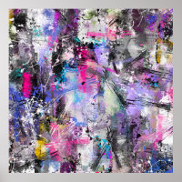 Peinture colorée Grungy Abstraite