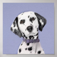 Peinture Dalmatienne - Cute Original Chien Art
