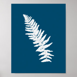 Poster Peinture d'aquarelle Plante de fougères SunPrint
