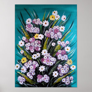 Poster Peinture de bouquet printanier par Alfred Fox