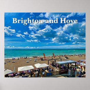 Poster Peinture de Brighton et Hove Beach