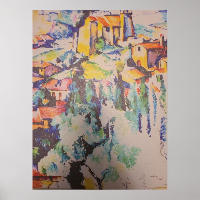 Poster peinture de cezanne - modifiée par Mark Pettinelli (Devant)