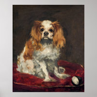 Peinture de chien de Manet