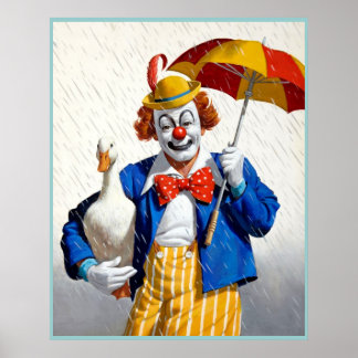 Poster Peinture de clown 1