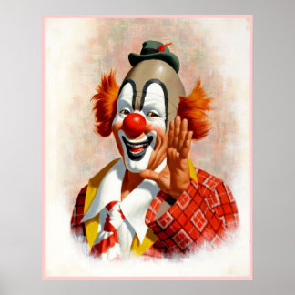 Poster Peinture de clown 2