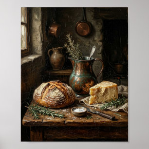 Poster Peinture de cuisine de campagne française II