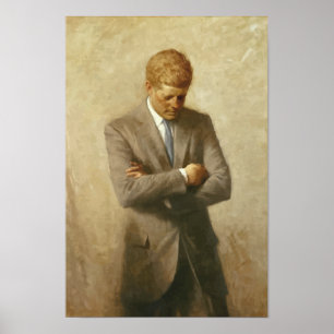 Poster Peinture de John F. Kennedy