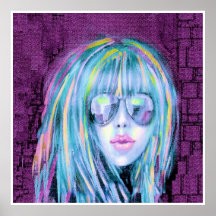 Peinture de la jeune femme contemporaine 2