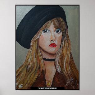 Poster Peinture de la sorcière blanche par Alfred Fox