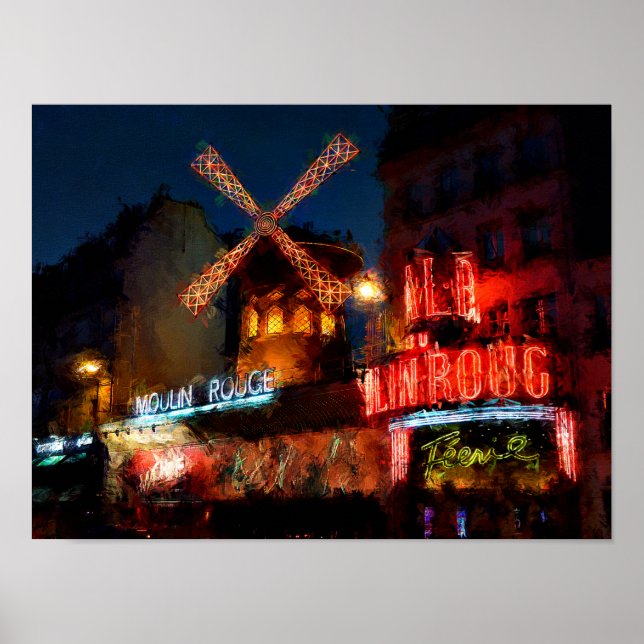 Poster Peinture de Paris (Devant)