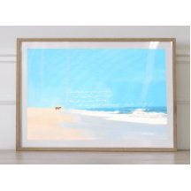 Peinture de paysage marin Psaume 119 15 16 Verset