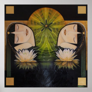 Poster Peinture de REBIRTH_ par Adela Stefanov