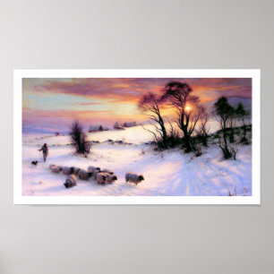 Poster Peinture de scène d'hiver par Joseph Farquharson