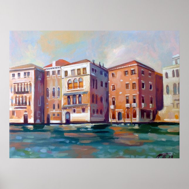 Poster Peinture de Sestiere San Marco | Venise, Italie (Devant)