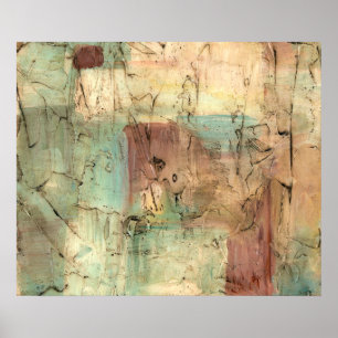 Poster Peinture de ton de la terre avec la surface
