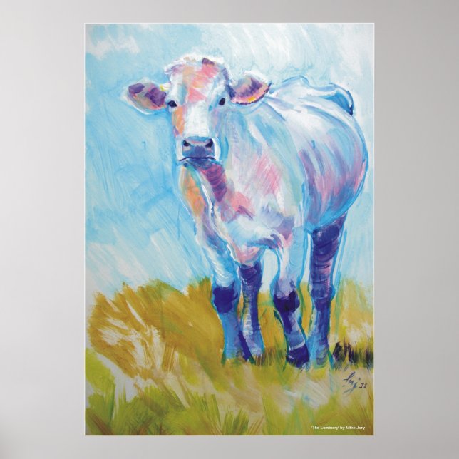 Poster Peinture de vache (Devant)