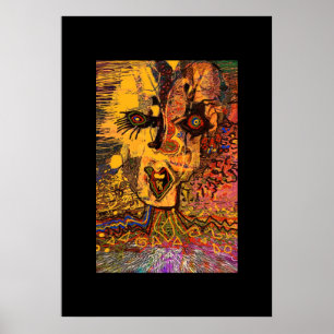 Poster Peinture de visage