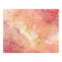 Peinture d'encre Abstraite rose Peach